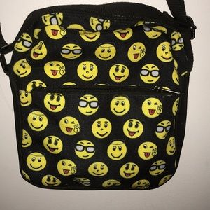 Yellow and Black Emoji Purse
